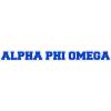 Alpha Phi Omega Long Window Sticker