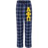 Alpha Phi Omega Pajamas Flannel Pant(Navy/Columbia)