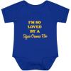 Greekgear I’m So Loved By a Sigma Gamma Rho Infant Baby Rib Bodysuit
