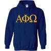 GreekgearAlpha Phi Omega World Famous Greek Hoodie(Navy Blue)