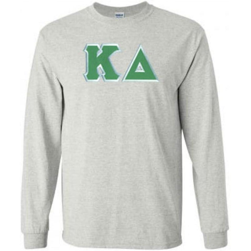 imageKappa Delta Lettered Long Sleeve TeeSports Grey