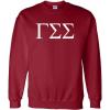 Gamma Sigma Sigma World Famous Greek Crewneck(Maroon)