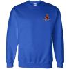 Kappa Delta Rho World Famous Crest – Shield PATCH Crewneck Sweatshirt(Royal Blue)