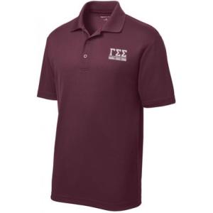 Gamma Sigma Sigma Greek Letter Polo’s(Maroon)