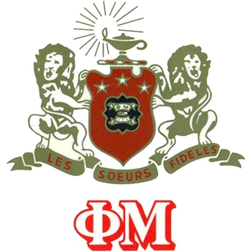 imagePhi Mu Crest Decals Multicolored