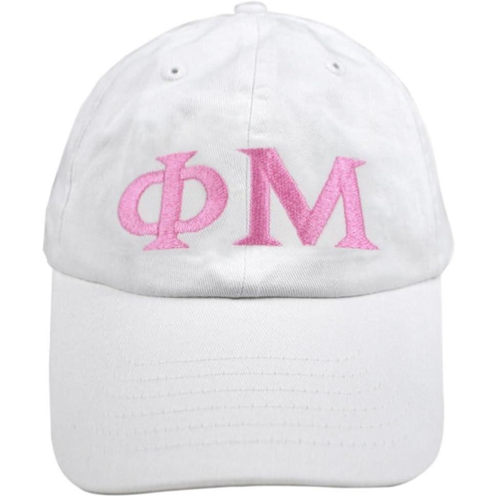 imagePhi Mu Greek Letter HatWhite