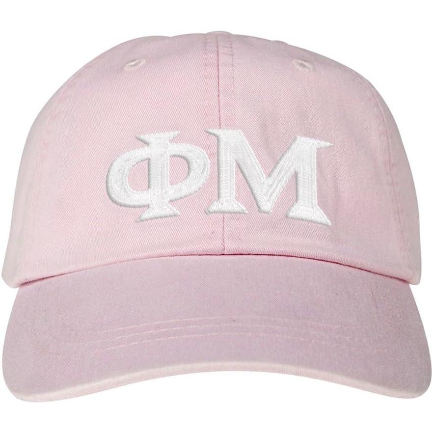imagePhi Mu Lettered Premium Pastel HatPale Pink