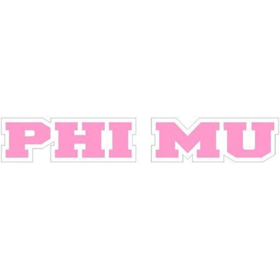 imagePhi Mu Long Window Sticker