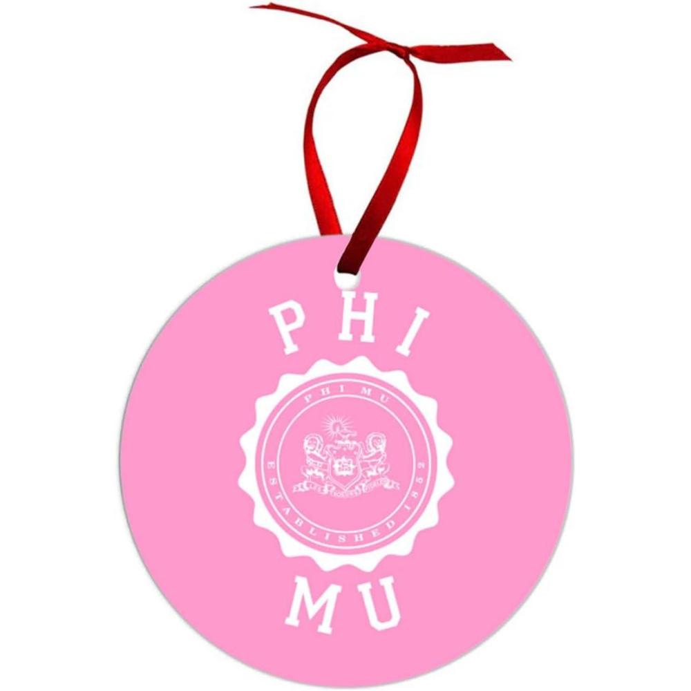 imagePhi Mu Shield Christmas Ornaments