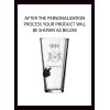 Greekgear Phi Mu Mixing Glass Transparent