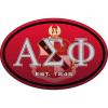 Alpha Sigma Phi Color Oval Decal