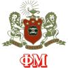 Phi Mu Crest Decals Multicolored