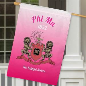 Phi Mu House Flag