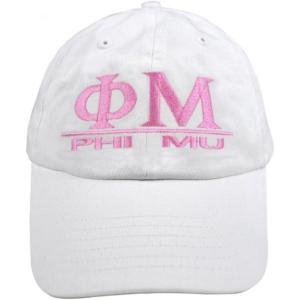 Phi Mu World Famous Line Hat(White)