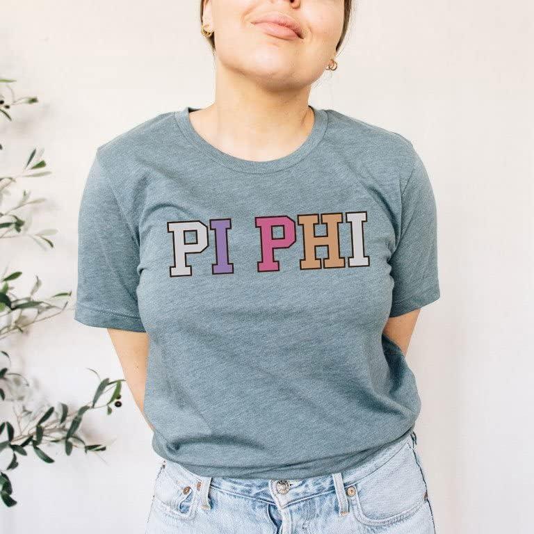 imageGreekgear Pi Beta Phi Nickname TeeLight Blue