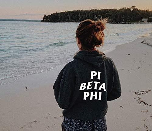 imageGreekgear Pi Beta Phi Social HoodieBlack