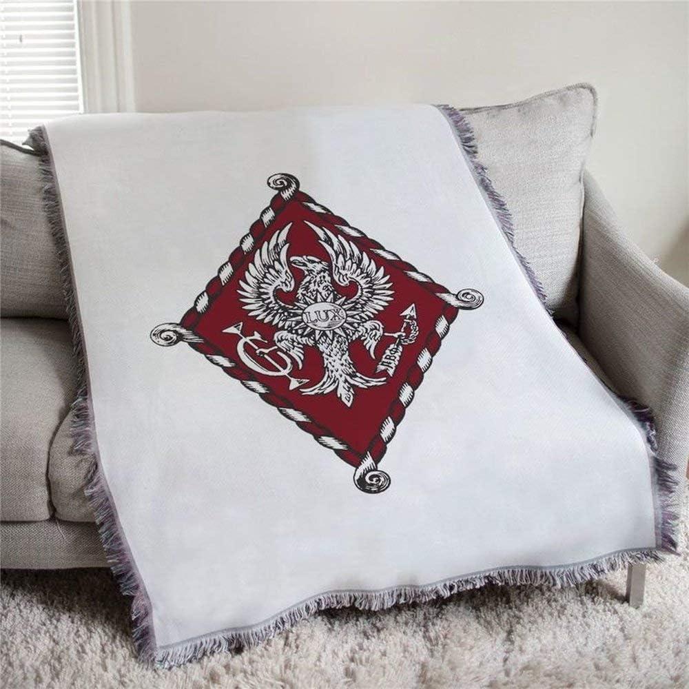 imagePi Beta Phi Full Color Crest Afghan Blanket Throw
