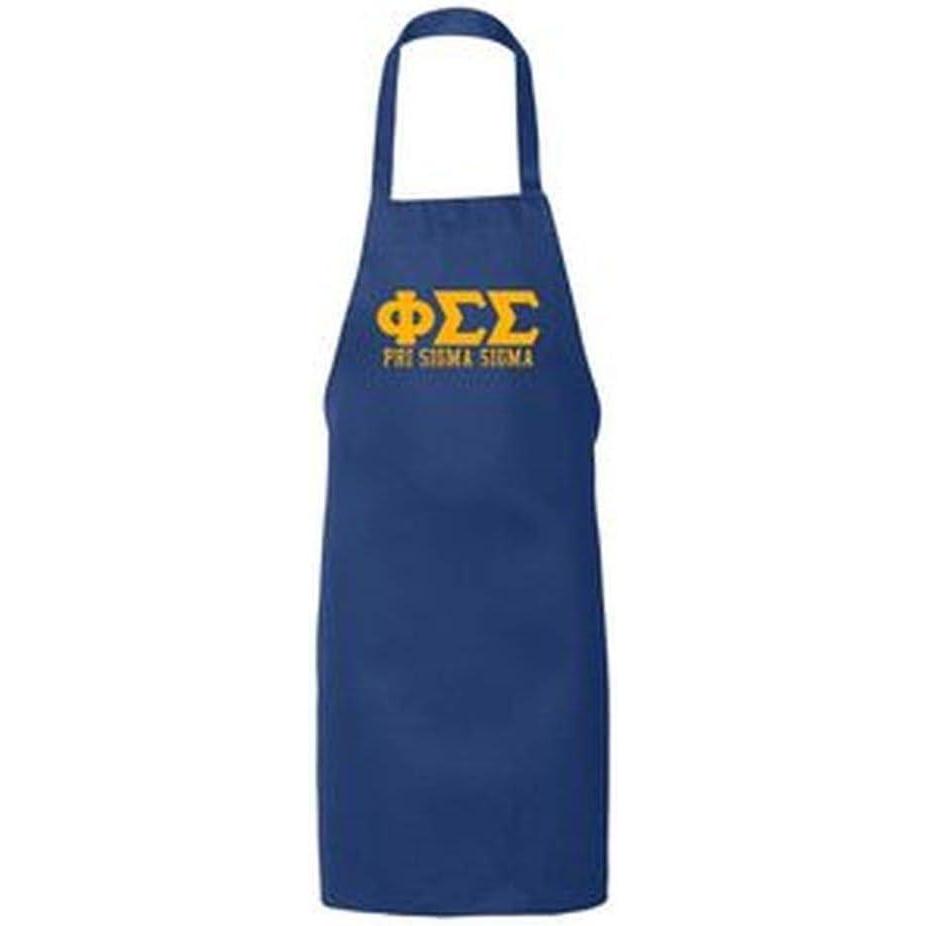 imageGreekgear Phi Sigma Sigma Large Apron Royal Blue