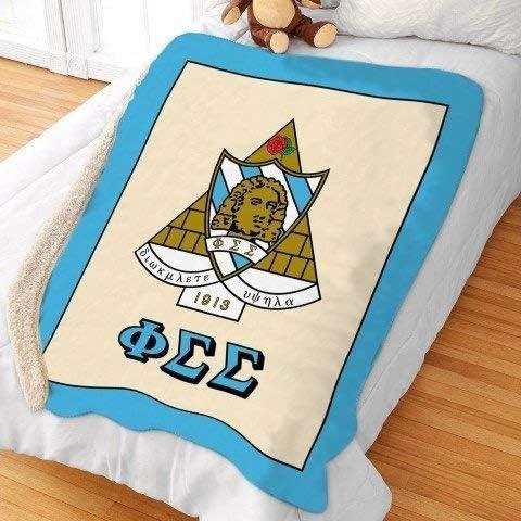 imageGreekgear Phi Sigma Sigma Sherpa Lap Blanket