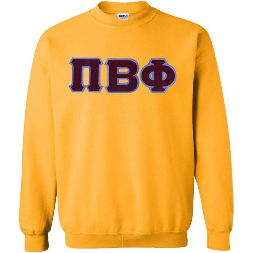 imageGreekgear Pi Beta Phi Lettered CrewneckAthletic Gold