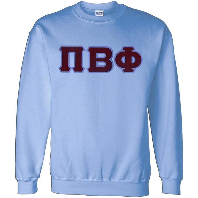imageGreekgear Pi Beta Phi Lettered CrewneckLight Blue