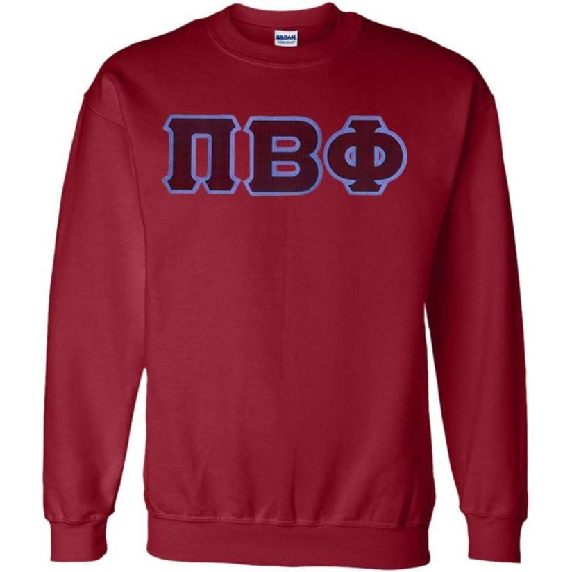 imageGreekgear Pi Beta Phi Lettered CrewneckMaroon