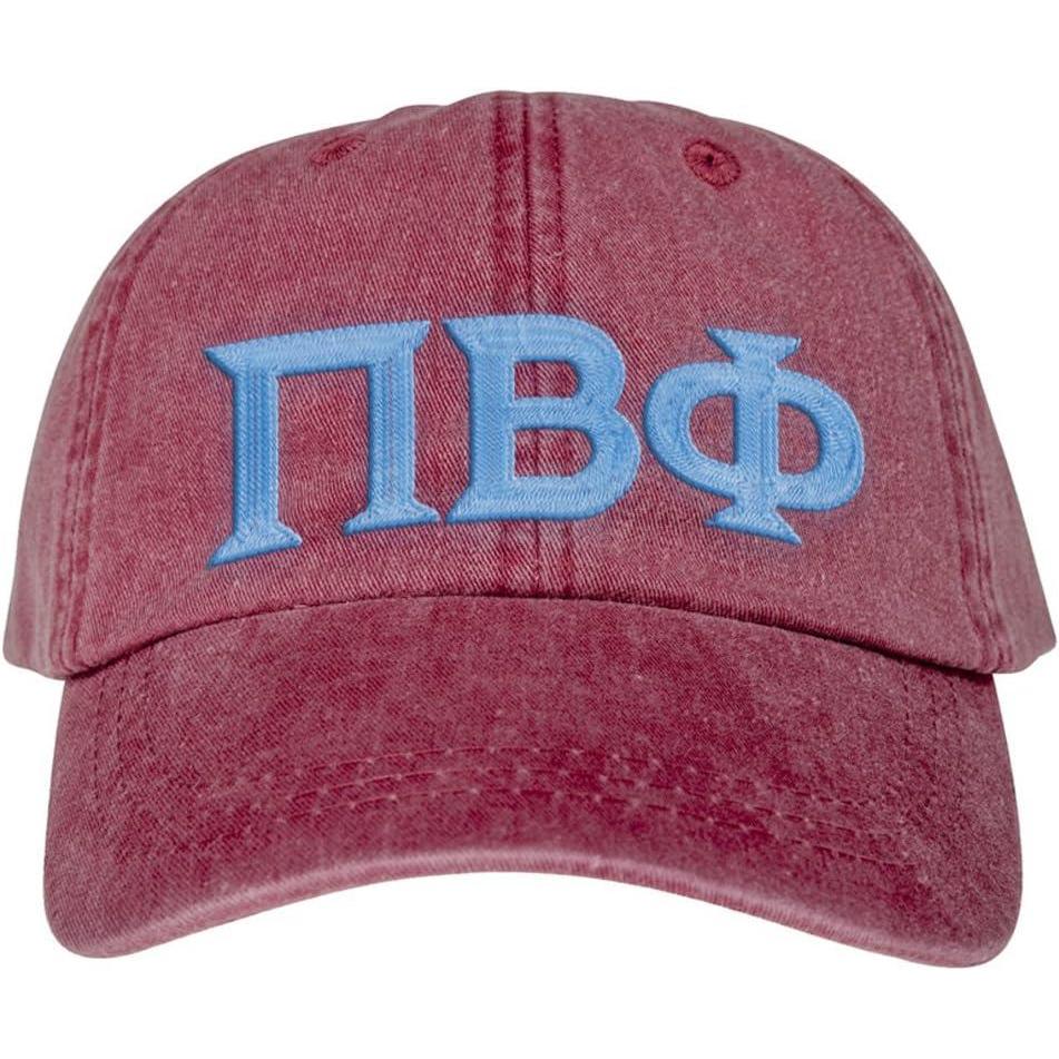 imagePI Beta Phi Lettered Premium Pastel HatBurgundy