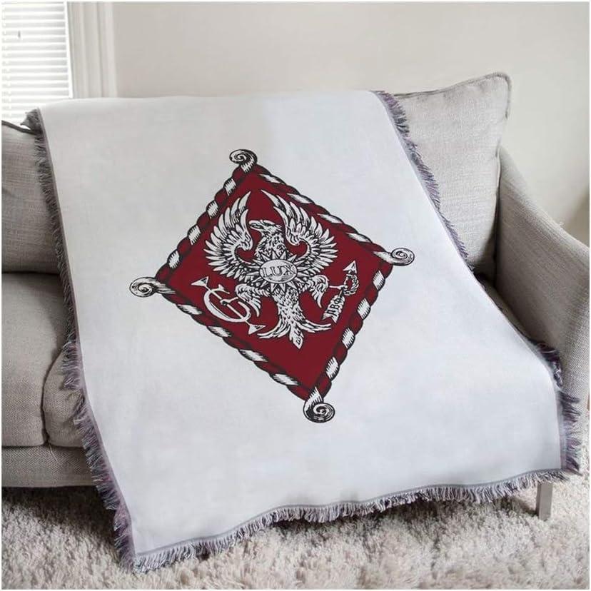 imagePi Beta Phi Full Color Crest Afghan Blanket Throw