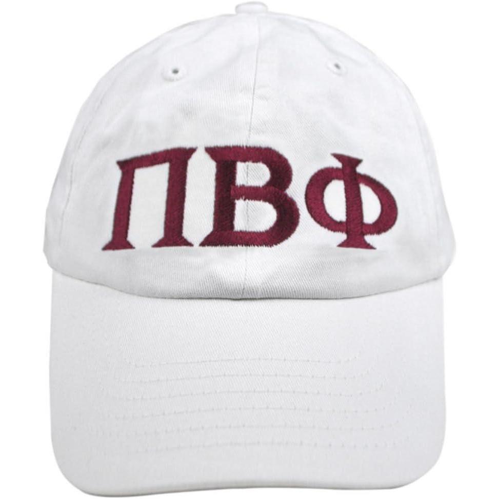 imagePi Beta Phi Greek Letter HatWhite
