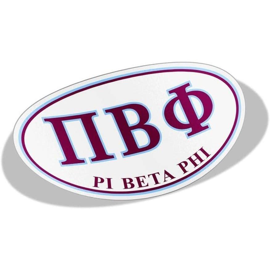 imagePi Beta Phi Greek Letter Oval Decal