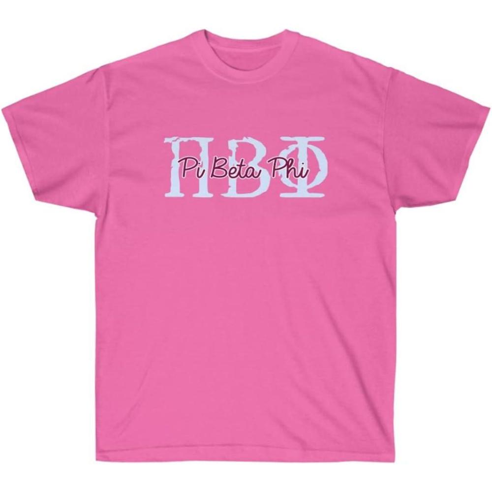 imagePi Beta Phi Greek Type Cotton TeeAzalea