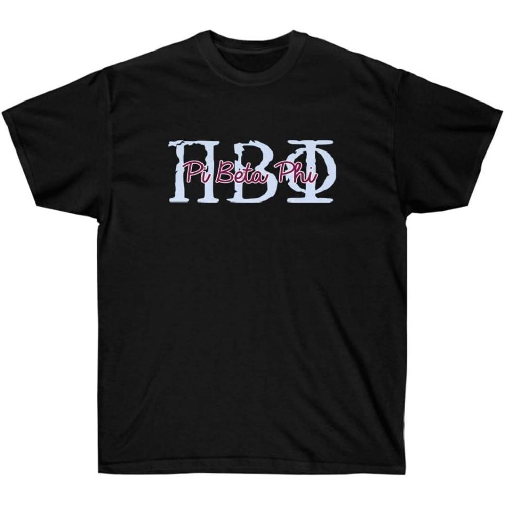 imagePi Beta Phi Greek Type Cotton TeeBlack