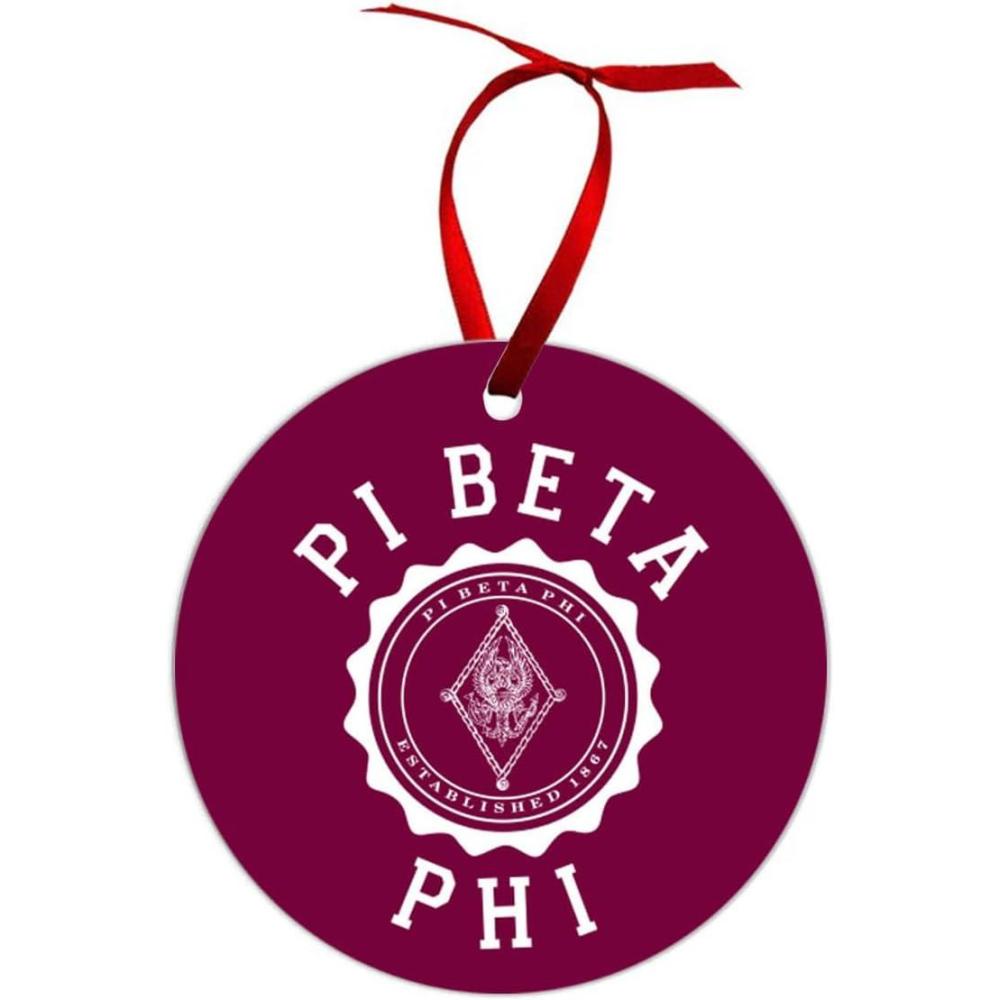 imagePi Beta Phi Shield Christmas Ornaments