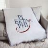 Greekgear Pi Beta Phi Logo Afghan Blanket Throw