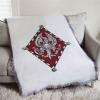 Pi Beta Phi Full Color Crest Afghan Blanket Throw