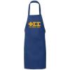 Greekgear Phi Sigma Sigma Large Apron Royal Blue