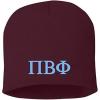 Greekgear Pi Beta Phi 8 Inch Beanie Maroon