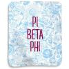 Greekgear Pi Beta Phi Floral Sherpa Lap Blanket