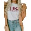 Greekgear Pi Beta Phi Heavyweight T-Shirt(White)