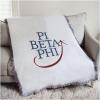 Greekgear Pi Beta Phi Logo Afghan Blanket Throw
