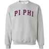 Greekgear Pi Beta Phi Nickname College Crew(Light Grey)