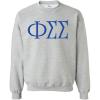 Greekgear Pi Beta Phi University Crewneck Sweatshirt(Light Grey)