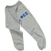 Greekgear Women’s Phi Sigma Sigma Lettered Thigh Sweatpants(Sports Grey)