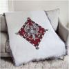 Pi Beta Phi Full Color Crest Afghan Blanket Throw