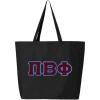 Pi Beta Phi Jumbo Canvas Tote