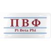 Pi Beta Phi Lettered Lines License Covers