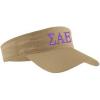 Sigma Alpha Epsilon SAE Greek Letter Visor Khaki