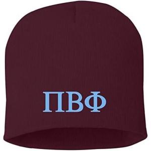 Greekgear Pi Beta Phi 8 Inch Beanie Maroon