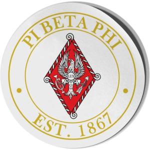 Greekgear Pi Beta Phi Circle Crest – Shield Decal