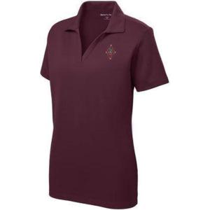 Greekgear Pi Beta Phi Emblem Polo(Maroon)